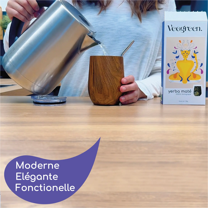 Calebasse Maté Isotherme Moderne et Elégante