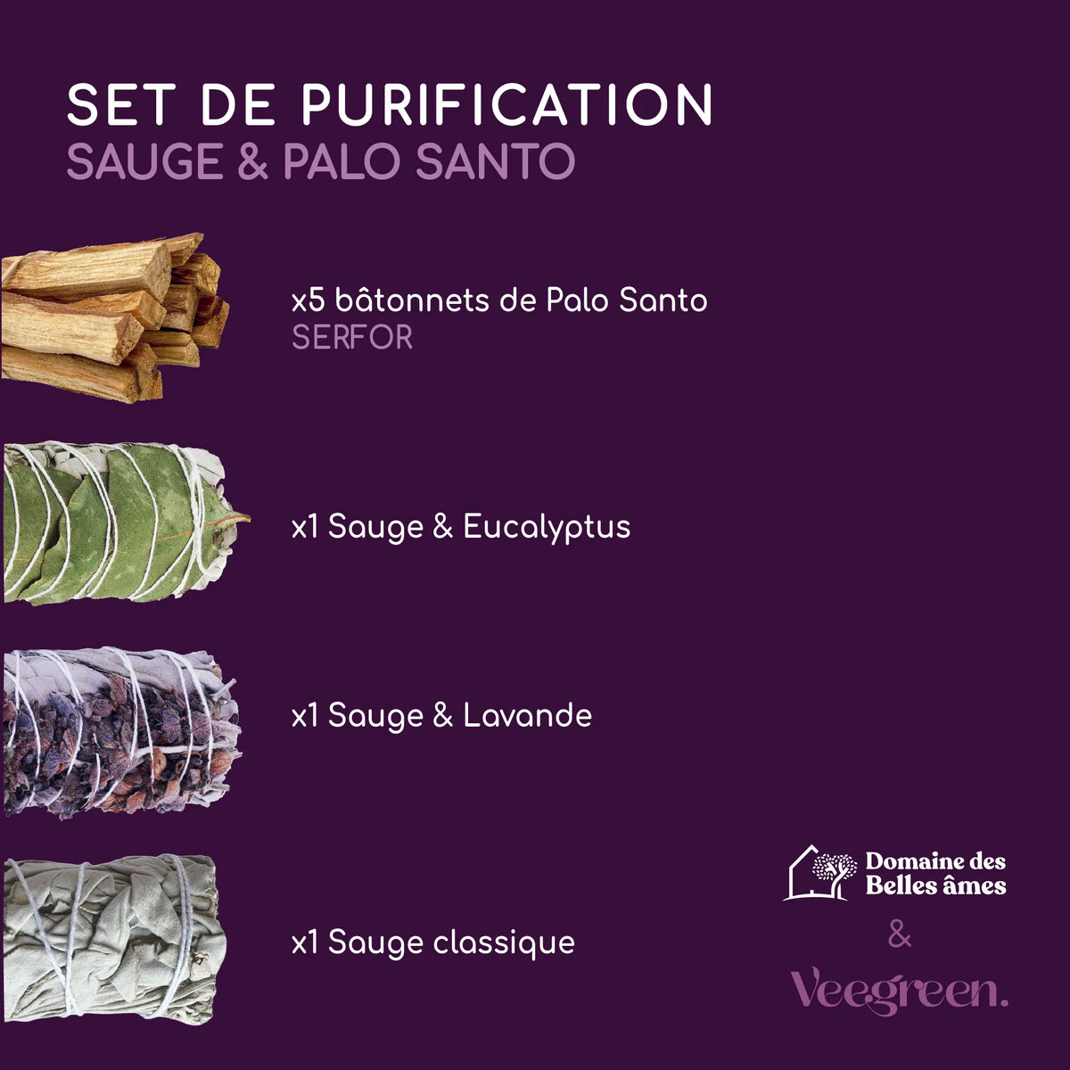 Coffret le domaine des belles âmes x Veegreen