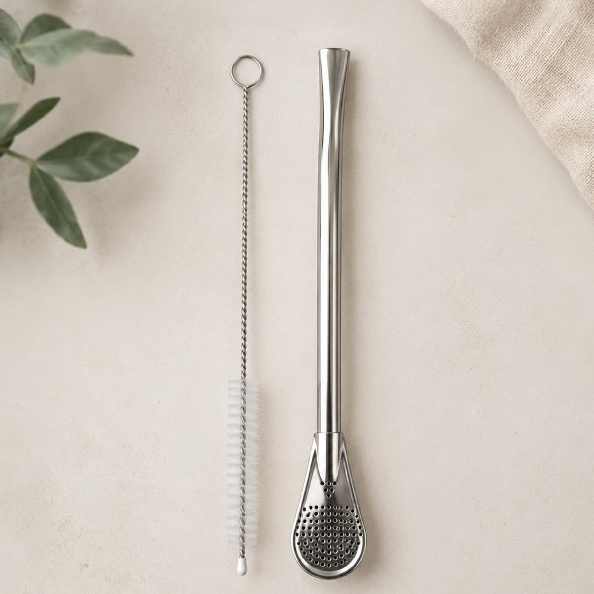 Bombilla & Brush Compatible with Gourd Lid