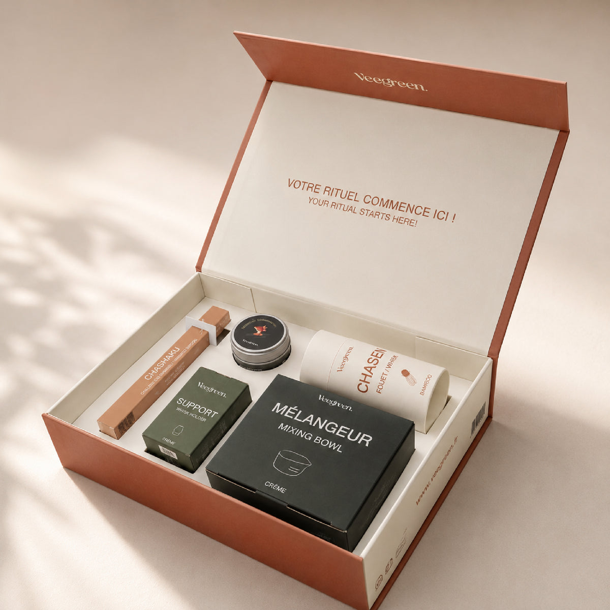 Coffret cérémonie avec matcha bio