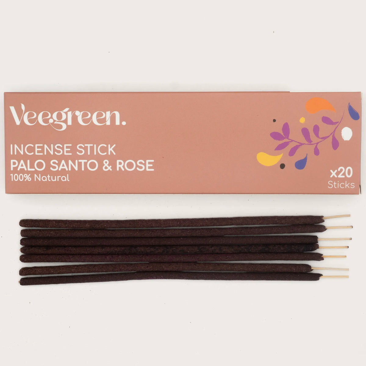 Encens Naturel Palo Santo & Rose x20
