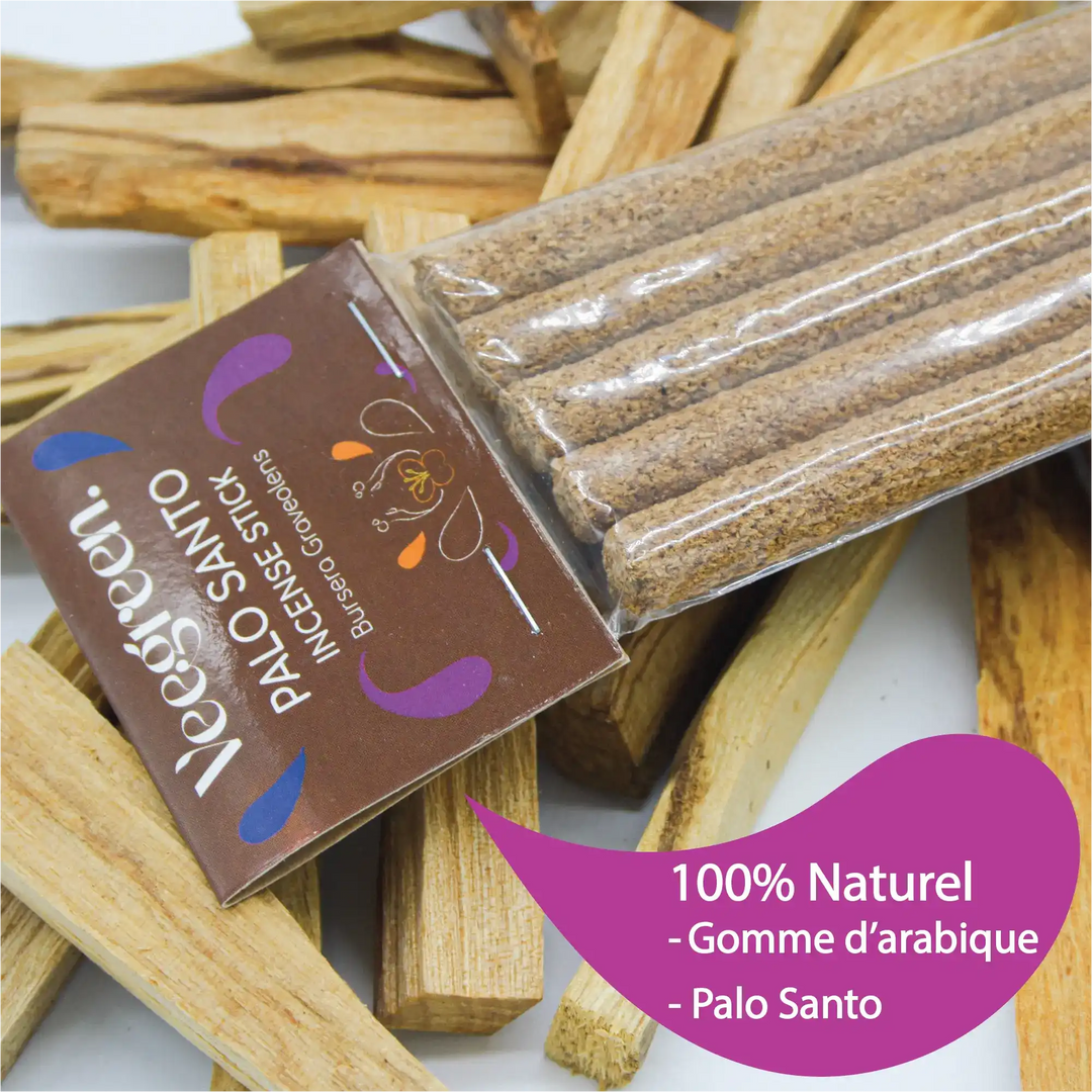 Gomme d'arabique Palo Santo bio  anti-moustiques 