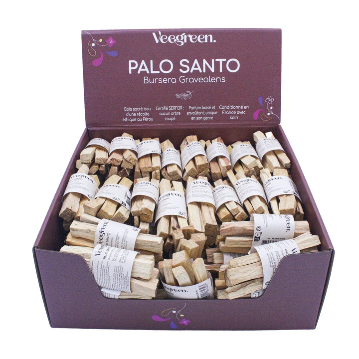 60 bâtons de Palo Santo naturel à brûler purification